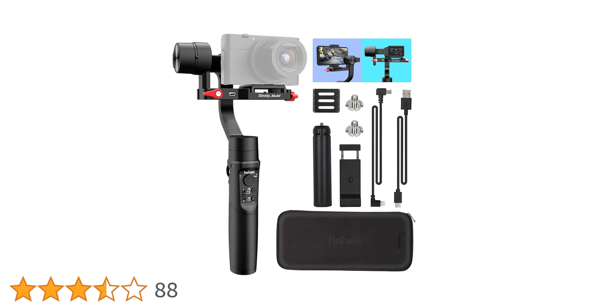 ジンバル hohem isteady Multi Hohem iSteady Multi 3-Axis Handheld Gimbal Stabilizer – Pergear
